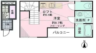 リレイミ【C号室】の間取り