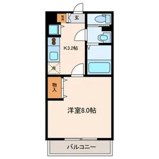 サンメゾン【1階】の間取り