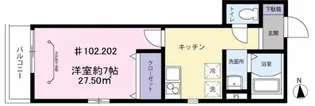 クレアセンリ【2階】の間取り