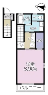 エスパーダ小竹町【2階】の間取り