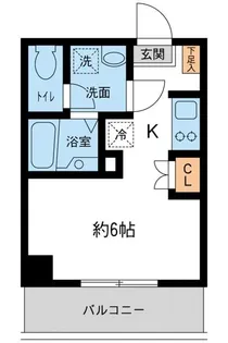 ラクラス池袋【6階】の間取り