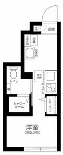 ソルナクレイシア東中野【1階】の間取り