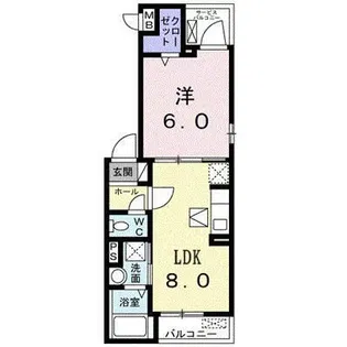 レジデンス マイ【1階】の間取り