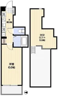 ハレクレア【3階】の間取り