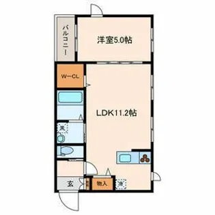 ロンデ西新宿【2階】の間取り