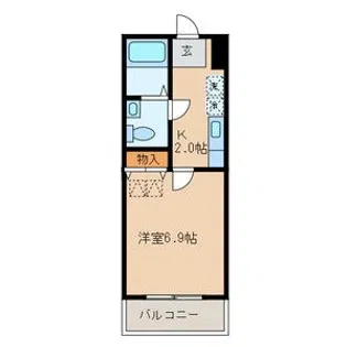リヴェール杉並【-1階】の間取り
