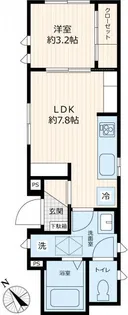 カーサ オウギ【1階】の間取り