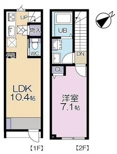 MOK−TERRACE NERIMA Villa【1階】の間取り