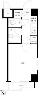ルーブル神宮前【4階】の間取り