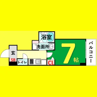PONTE ALTO新栄【8階】の間取り