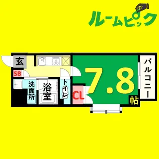 シティライフ今池北【4階】の間取り
