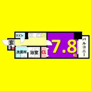 ルシェル大曽根【3階】の間取り