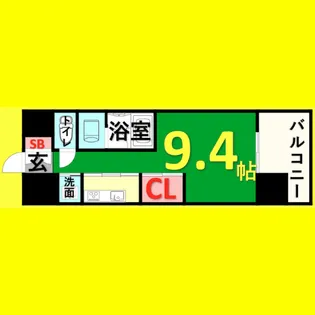 GRAND ESPOIR IZUMI【10階】の間取り