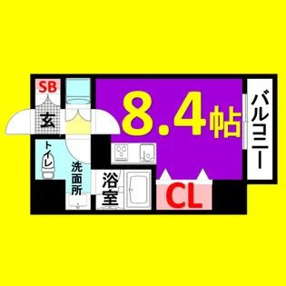 プリヴィアーレ金山【5階】の間取り