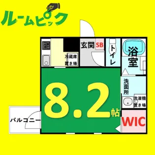 ターナ・シェリム【2階】の間取り