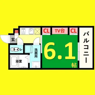 リブリ・千種【1階】の間取り