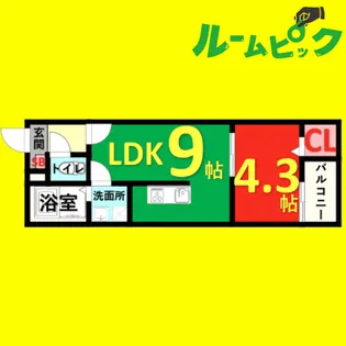 ルピナス【1階】の間取り