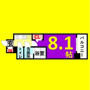 エスリード新栄マルス【4階】の間取り