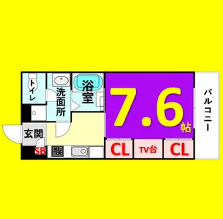 Siena【103号室】の間取り