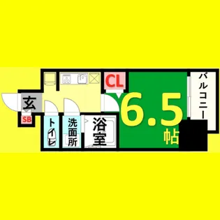 メイクス今池PRIME【10階】の間取り
