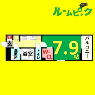 リコルテ シャンティ【3階】の間取り