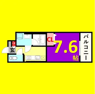 IE 新栄【3階】の間取り