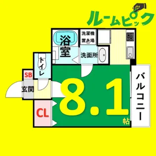 Cherim岩塚【1階】の間取り