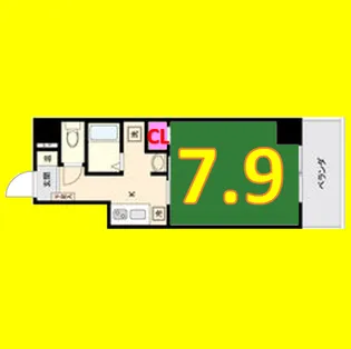 アーバンフラッツ伏見(旧La Douceur伏見)【3階】の間取り