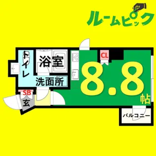 M’sマンション【2階】の間取り