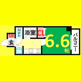 プレサンス千種駅前ネオステージ【4階】の間取り