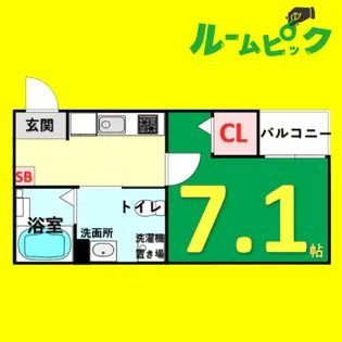 シャンピオナ【2階】の間取り