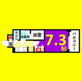 S-RESIDENCE志賀本通North【1階】の間取り