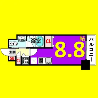 glanz【2階】の間取り