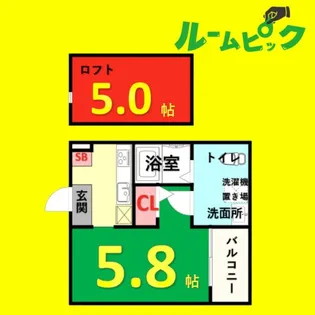 ラ ヴィータ フェリーチェ【2階】の間取り