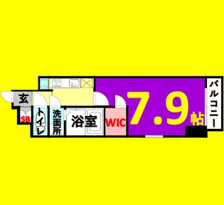 エスリード名城公園プライム【12階】の間取り