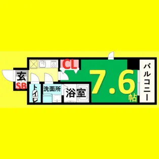 メイクス新栄【2階】の間取り