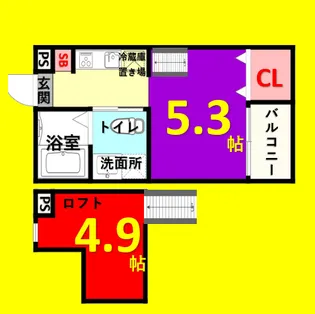 フェニックス【1階】の間取り