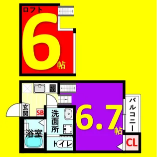 ハーモニーテラス西野町【1階】の間取り
