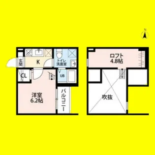 ワルキューレ【2階】の間取り