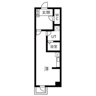 グランツ畑江【3階】の間取り