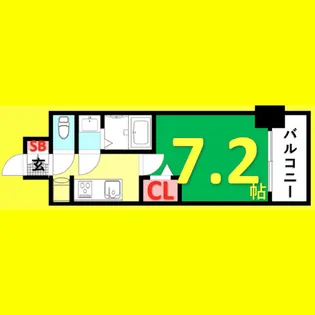 アドバンス名古屋モクシー【4階】の間取り