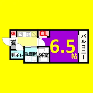 CAVANA新栄【3階】の間取り