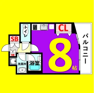 CITY SPIRE 名駅北【3階】の間取り