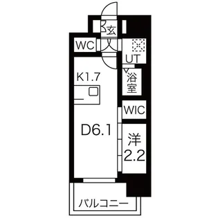 メイクスWアート上前津V【3階】の間取り