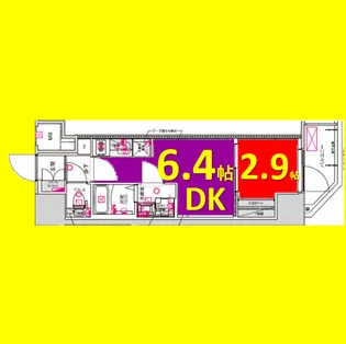 CREST TAPP名古屋山王【2階】の間取り