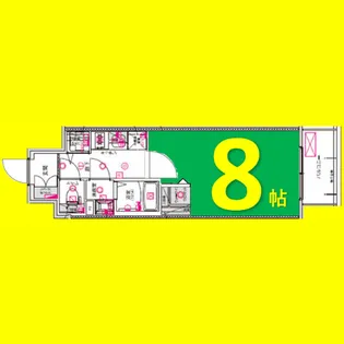 CREST TAPP名古屋山王【9階】の間取り