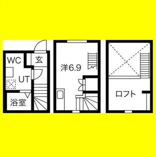 バステトこがね【E号室】の間取り