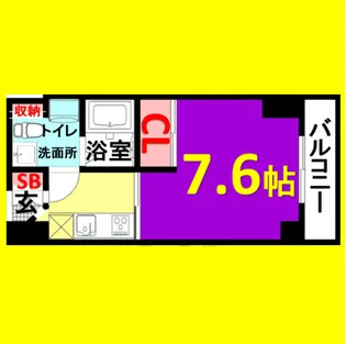 リアライズ高畑【2階】の間取り