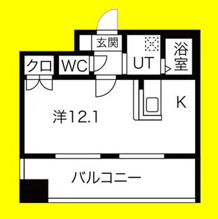 ランドハウス浄心【902号室】の間取り