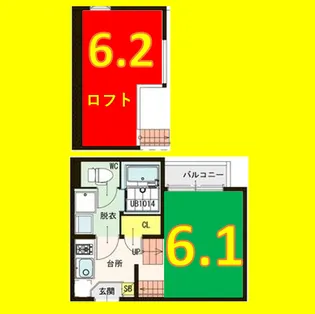 ヴィーナスヒル金山【101号室】の間取り
